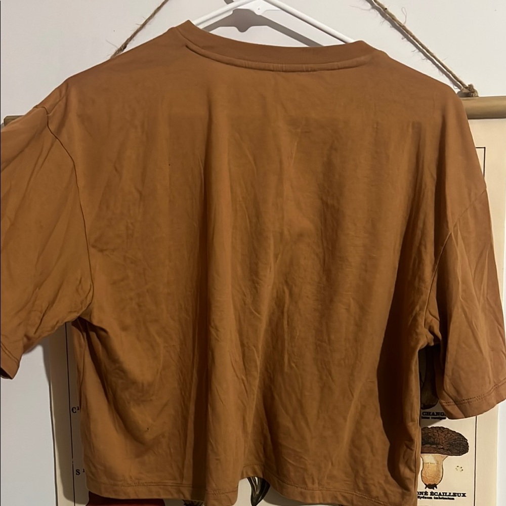Brixton Brown Graphic Crop Top - Picture 4 of 4
